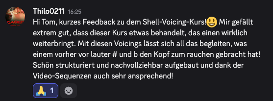 Teilnehmer-Feedback Screenshot